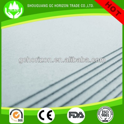 1 side white coated duplex board with grey back 200gsm